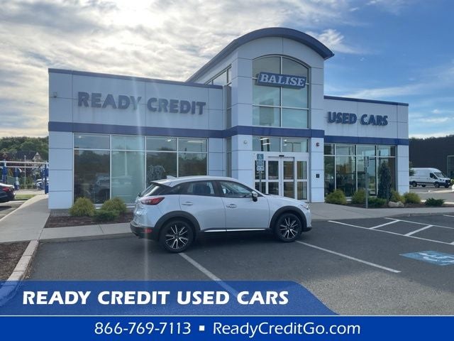 2018 Mazda Mazda CX-3 Grand Touring in Ceramic Silver Metallic — front three-quarter view